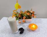 A picture of step 4 of Dates and nuts shake.