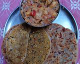 A picture of step 6 of Sattu Paratha.
