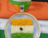 A picture of step 1 of Tricolour Rice.