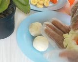 Foto langkah ke 3 dari resep Bola ubi isi buah.