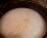 A picture of step 2 of Chinese Conjee (A Healthy Rice Porridge option).
