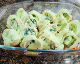 Foto del paso 5 de la receta: Lumacomis rellenos de espinacas y ricotta
