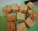Foto langkah ke 2 dari resep Tahu Bakso Ayam.