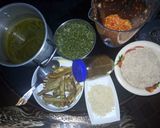 A picture of step 1 of Moringa soup(miyan zogale).