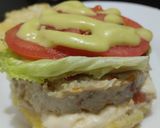 Foto del paso 8 de la receta: Arepa rellena de fiambre de pollo casero🫓🥙🥯