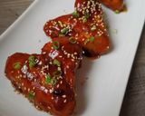Csípős - édes - BBQ csirkeszárny recept fázis 4 fotója