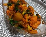 फुलगोभी (Cauliflower chi bhaaji recipe in marathi) रेसिपी स्टेप 4 फोटो 
