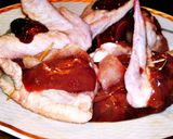 Rántott csirkeszárny töltve csirkemájjal recept fázis 4 fotója