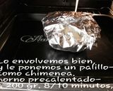Foto del paso 12 de la receta Tomate relleno de gambas y mozarella
