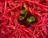 Φωτογραφία βήματος 4 της συνταγής Linguine integrale rosa pesto (ζυμαρικά ολικής άλεσης με πέστο παντζαριού) 🩷🩷🩷