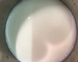 A picture of step 1 of Mango custard with gulab jamun.