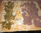 Foto del paso 2 de la receta: 2 Piononos - 1 de jamón queso palmitos / otro atún aceitunas y huevo