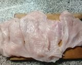 Foto del paso 1 de la receta Supremas rellenas de jamón y queso
