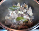 Foto del paso 1 de la receta: Zarzuela de carne de ternera, panceta y costillas de cerdo al coñac