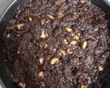 A picture of step 3 of No bake chocolate cake.