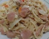 Foto langkah ke 4 dari resep Spaghetti Carbonara Pedas.
