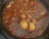A picture of step 4 of Beef Stew 🥣🍞.