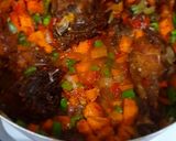 A picture of step 3 of Chicken cabbage sauce.