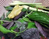 Hình bước làm 1 của món Nước tía tô gừng sả