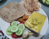 A picture of step 5 of Pakode wali kadi.