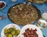صورة لخطوة 5 من وصفة فريكه بالكريمه و الفطر