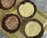 Foto do passo 6 de Conchas de Chocolate com Creme de Pistache