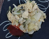 Foto del paso 5 de la receta: 🍃Desayuno ligero-huevo con lechuga🍳
