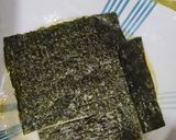 Gambar langkah 3 resipi Keropok Rice Paper seaweed.