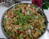 A picture of step 5 of Chana Imli salad 🥗 😋.