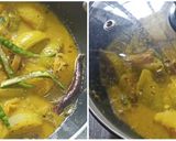 A picture of step 5 of BENGALI STYLE TANGY GREEN TOMATO CURRY WITH MUSTARD SAUCE /KANCHA TOMATOR SORSHE JHAL.