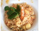 Une image de l'étape 4 de Risotto aux fruits de mer.