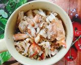 A picture of step 2 of Mixed Crab Soup.
