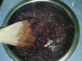 Ketan Hitam Kukus Kuah Gula Merah