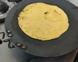 A picture of step 3 of Makai roti with dal makhni aloo gajar methi matar sabzi.