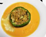 A picture of step 4 of Stuffed Bell Pepper / Capsicum Cutlet.