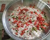 A picture of step 2 of Rajasthani Tikar.