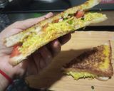 A picture of step 3 of Leftover Maggi Sandwich.