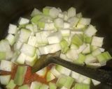 A picture of step 2 of Ghiya/ Dudhi sabji.