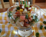 Foto del paso 8 de la receta: Ceviche de bacalao con tomate secos y cebolleta