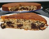 A picture of step 5 of Almond and Chocolate Cake.