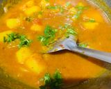 A picture of step 4 of Dahi bara Aloo dum.