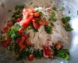 A picture of step 2 of Jowar Roti (in Sindhi Doda).