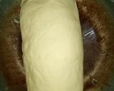A picture of step 10 of Chicken Malai boti creamy floral pizza in pateela.