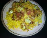 A picture of step 5 of Beef biryani rice.