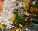A picture of step 7 of Chana chaat In Bombay style.
