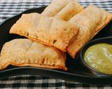 A picture of step 3 of Baked Potato Pockets.