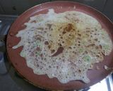 A picture of step 9 of Falahari dosa (Navratri special).