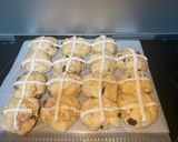 A picture of step 4 of Moist Hot Cross Buns - Yummy.