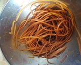 Une image de l'étape 3 de 🥕Tagliatelles de Carotte au paprika fumé.