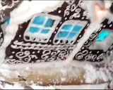 Foto del paso 11 de la receta: Mi casita de jengibre, chocolate y glasé!!🏠🎄🎄🎇